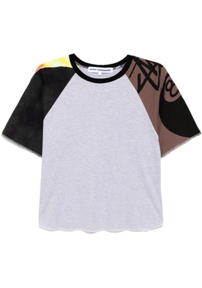 Stain Shade panelled T-shirt - Grey