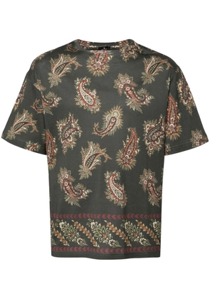 ETRO paisley-print cotton shirt - Green