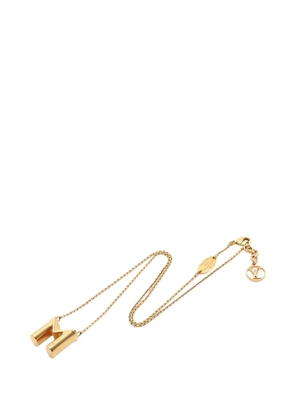 Louis Vuitton Pre-Owned 2020 Gold Plated LV and Me Letter M Necklace costume necklace