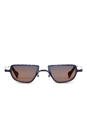 Kuboraum Z28 geometric-frame sunglasses - Grey