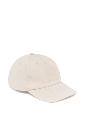 Bally debossed-logo cotton baseball cap - Neutrals