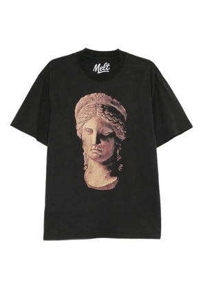 Melt graphic-print T-shirt - Grey