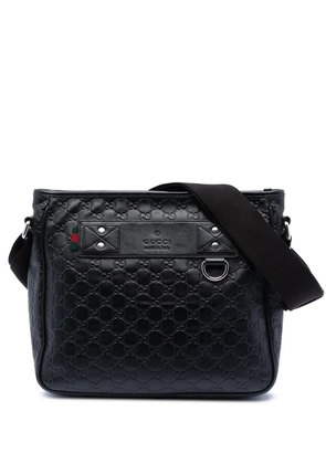 Gucci Pre-Owned 2016-2025 Guccissima Web crossbody bag - Black