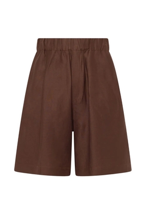 Laneus elasticated-waistband shorts - Brown