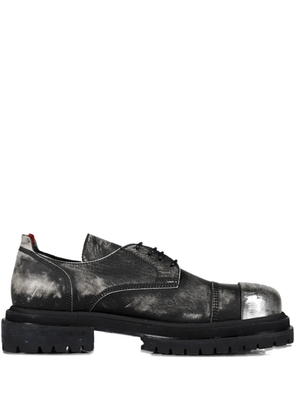 424 leather derby shoes - Black
