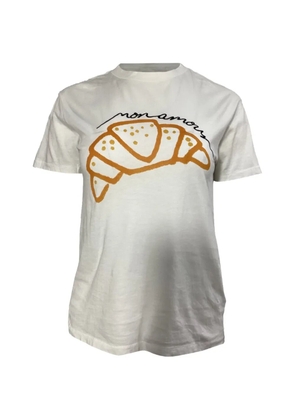 GANNI moulin print T-shirt - White