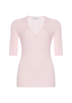 Gabriela Hearst Amari V-neck top - Pink