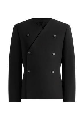 Manière De Voir Timéo double-breasted black tailored blazer