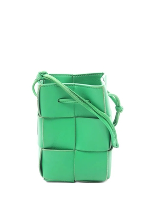 Bottega Veneta Pre-Owned 2000s woven leather mini bag - Green