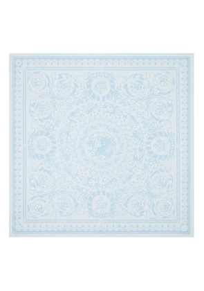 Versace Barocco-print scarf - Blue