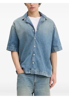 Won Hundred short-sleeve button shirt - Blue