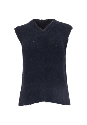 Theory V-neck knitted vest - Blue