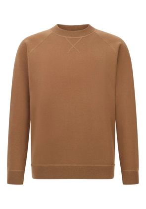 Boggi Milano crew-neck sweater - Brown