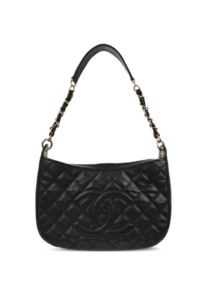 CHANEL Pre-Owned 2003-2004 caviar-leather shoulder bag - Black