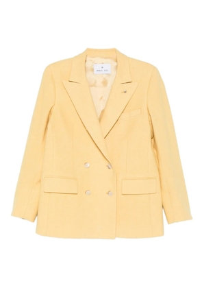 Manuel Ritz chevron blazer - Orange