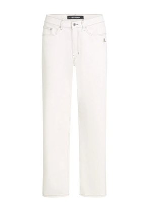 Karl Lagerfeld straight-leg jeans - White