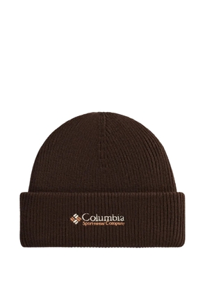 KITH Columbia embroidered beanie hat - Brown