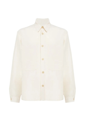 Laneus buttoned pocket overshirt - Neutrals