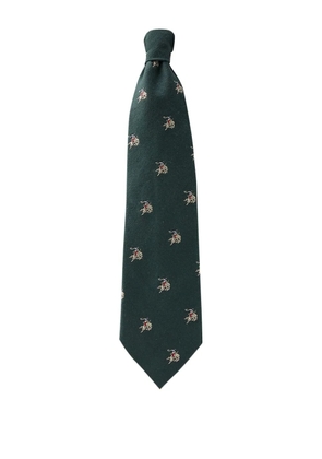 Ralph Lauren RRL embroidered-motif tie - Green