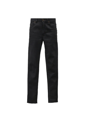 Saint Laurent Pre-Owned straight-leg five-pocket jeans - Black