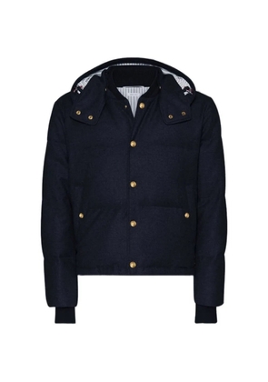 Thom Browne blue hooded jacket