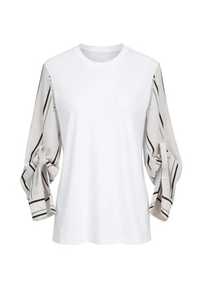 3.1 Phillip Lim striped-detail T-shirt - White