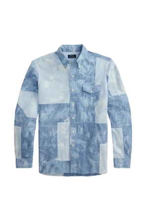 Polo Ralph Lauren patchwork buttoned shirt - Blue