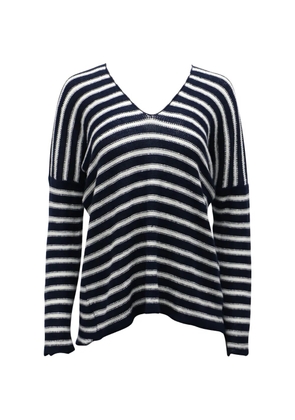 Vince striped V-neck sweater - Blue