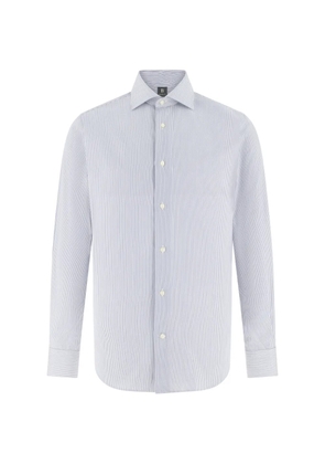 Boggi Milano windsor-collar striped shirt - Blue