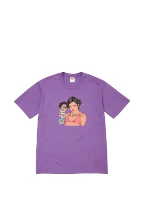 Supreme x John Jesse Angel crew-neck T-shirt - Purple