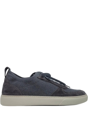 Henderson Baracco knit-suede sneakers - Grey