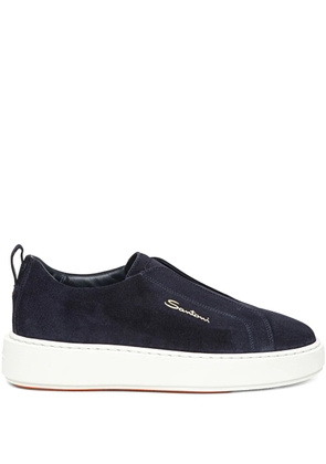 Santoni slip-on sneakers - Blue
