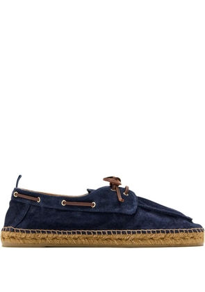 Castañer suede lace-up espadrilles - Blue