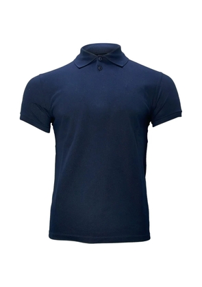 Saint Laurent Pre-Owned logo-embroidered polo shirt - Blue