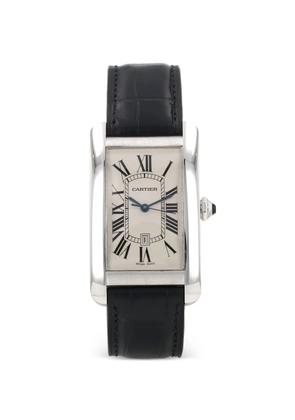 Cartier 2010's Tank Américaine 45mm watch - White