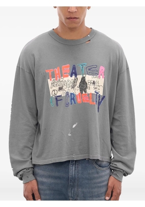 Paly cruelty long-sleeve tee - Grey