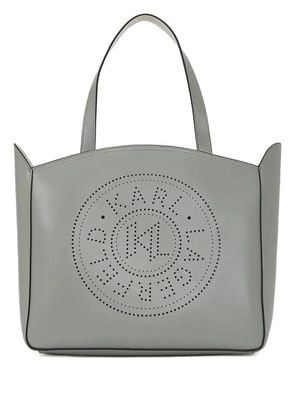 Karl Lagerfeld medium K/Circle tote bag - Grey