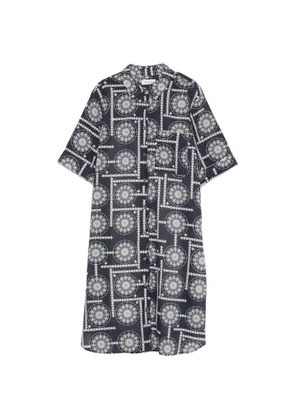 Marc O'Polo pocket patterned mini dress - Blue