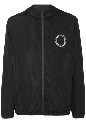 Plein Sport Carbon Tiger hooded windbreaker - Black
