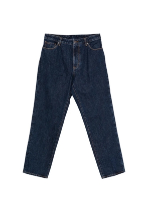 Emporio Armani logo-plaque jeans - Blue