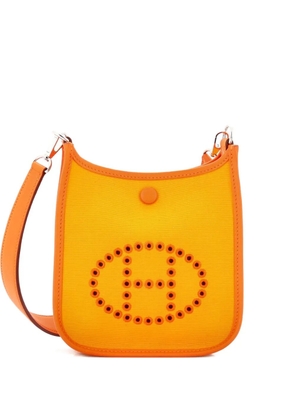 Hermès Pre-Owned Neo Evelyne Bag Toile and Leather TPM crossbody bag - Orange