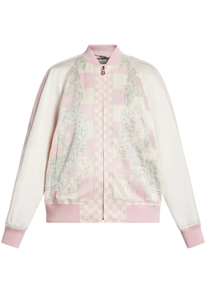 Versace Barocco-print bomber jacket - Pink