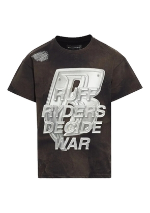 Who Decides War Ruff Ryders T-shirt - Brown