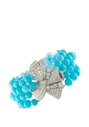 LB Exclusive diamond and turquoise bracelet - Silver