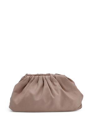 Bottega Veneta Pre-Owned Pouch crinkled clutch bag - Neutrals