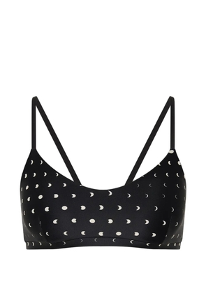 The Upside Zoe moonstone-print sports bra - Black