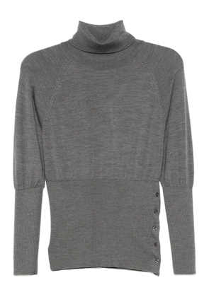 Simone Rocha fitted high-neck top - Grey