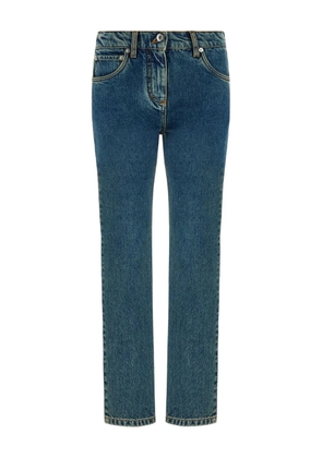 Ferragamo stonewash five-pocket jeans - Blue