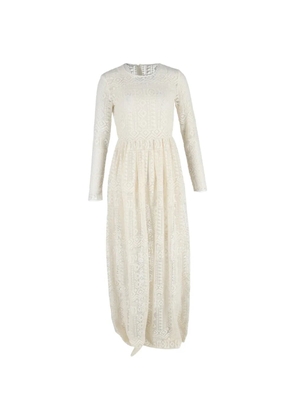 Philosophy Di Lorenzo Serafini lace-pattern maxi dress - White