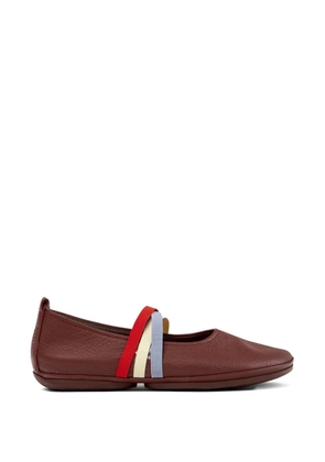 Camper Twins leather ballet flats - Red